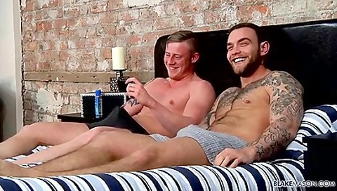 Straight Mates Shared Wank