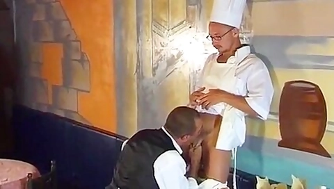 Chef Bonks Step daddy Waiter Unprotected