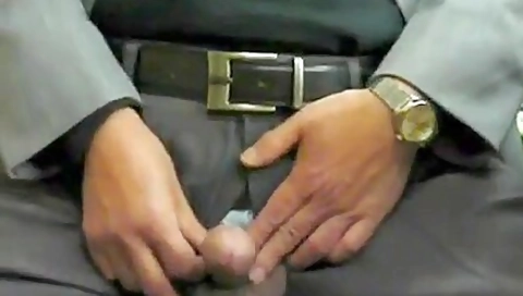 Japanese Old Man.semen Flows Out Of The Penis Erect