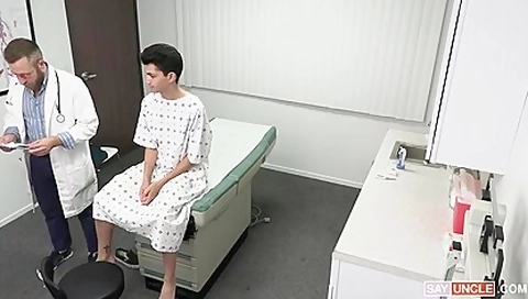 Skinny Twink Gets A Deep Anal Exam